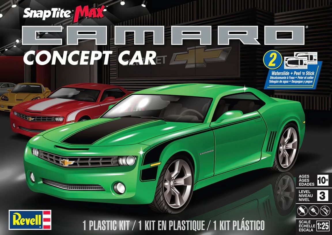Revell 1/25 Camaro Concept Car SnapTite Max 85-1527
