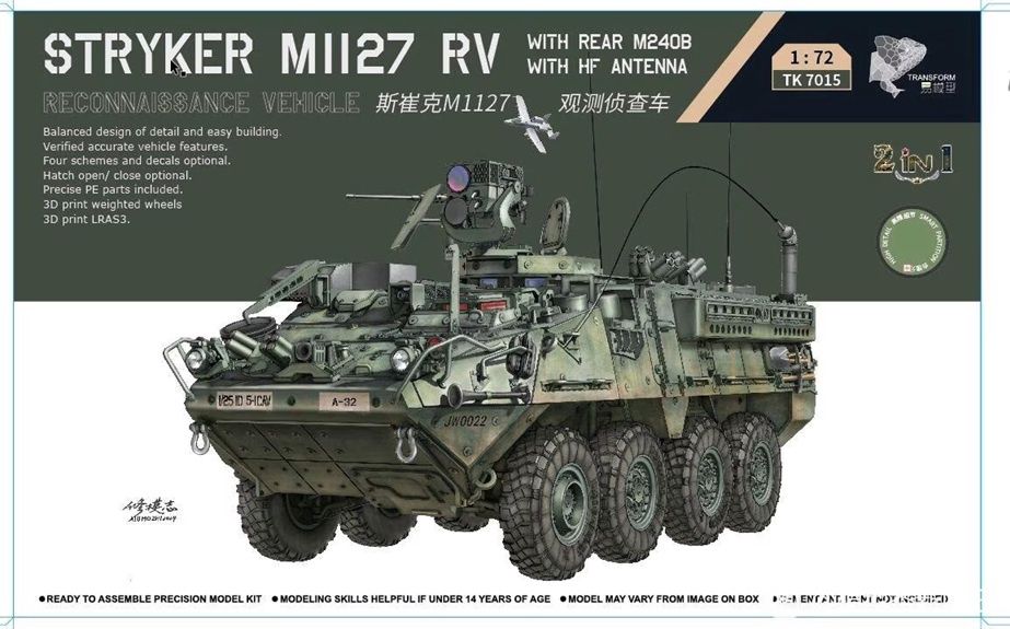 Border 1/72 Stryker M1127 RV TK7015