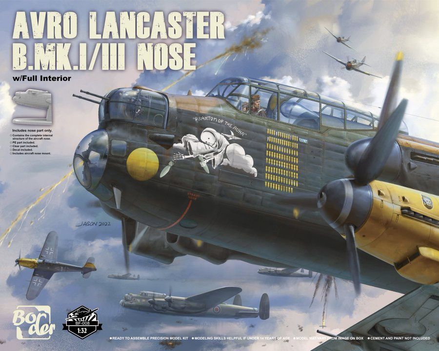 Border 1/32 Avro Lancaster B Mk.I/III Nose with Full Interior BF008