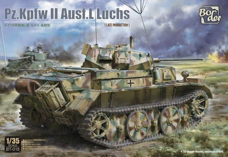 Border 1/35 Panzer Pz.Kpfw.II Ausf.F Luchs Late Production BT018