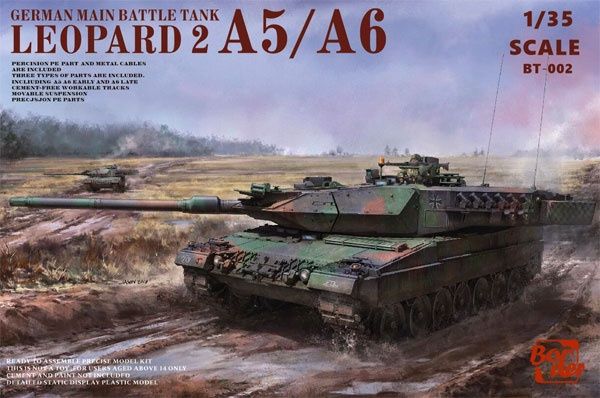 Border 1/35 Leopard 2 A5/A6 German Main Battle Tank BT002