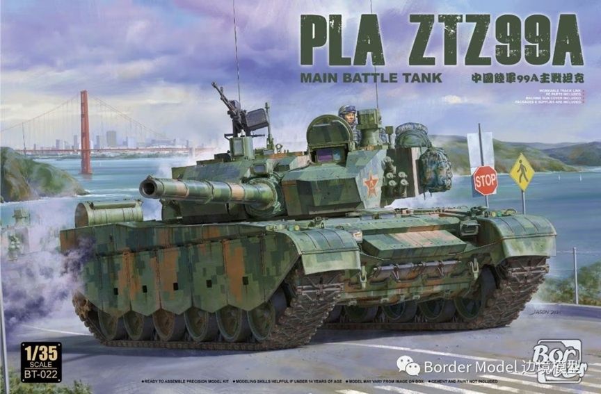 Border 1/35 PLA ZTZ99A Chinese Main Battle Tank BT022