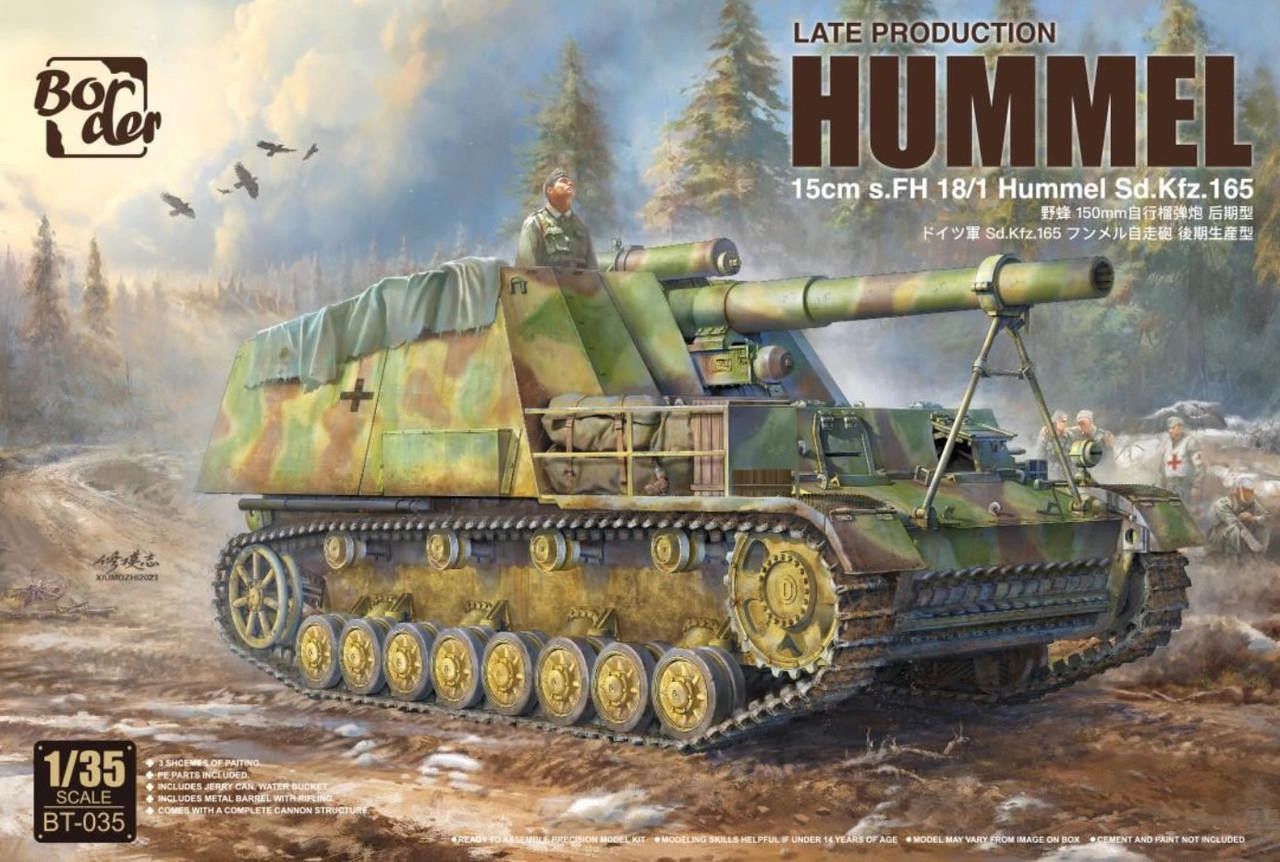 Border 1/35 Hummel 15cm sFH 18/1 Sd.Kfz.165 Late BT035