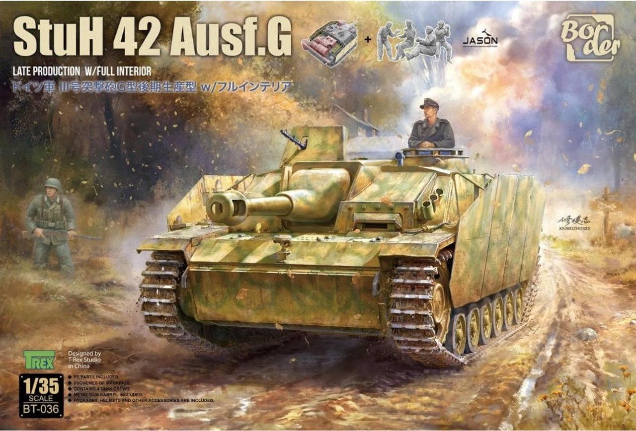 Border 1/35 StuH 42 Ausf.G Late with Full Interior BT036