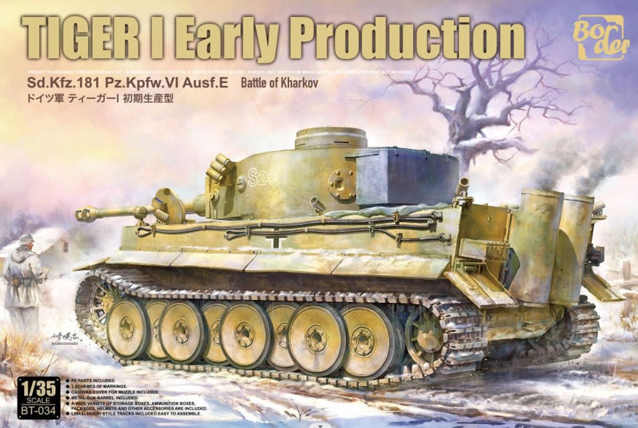 Border 1/35 Tiger I Early Sd.Kfz.181 Kharkov BT034