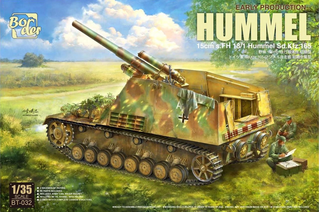 Border 1/35 Hummel 15cm sFH 18/1 Sd.Kfz.165 Early BT032