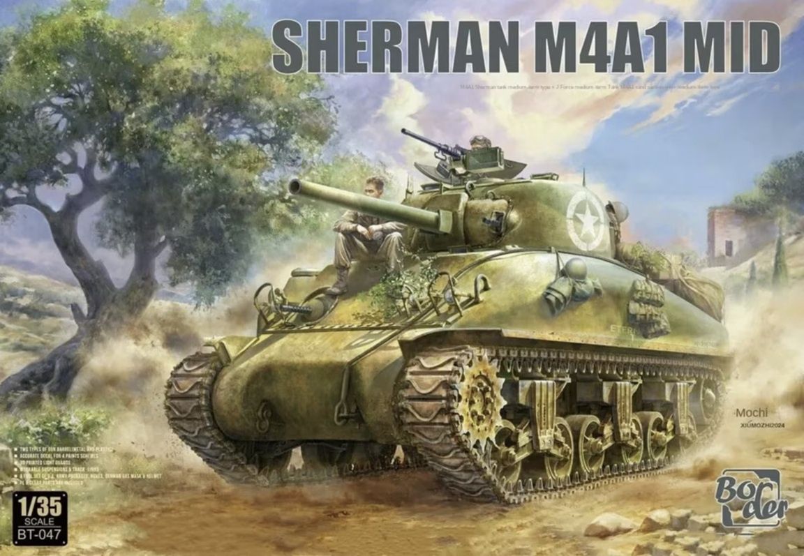 Border 1/35 M4A1 Sherman Mid BT047
