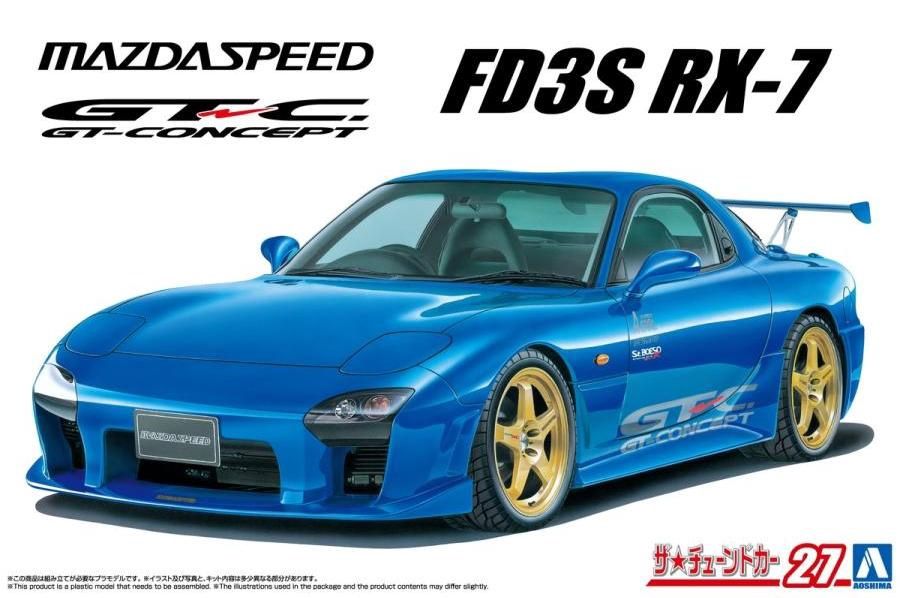 Aoshima 1/24 Mazda Speed FD3S RX-7 A Spec GT Concept &#39;99 200797
