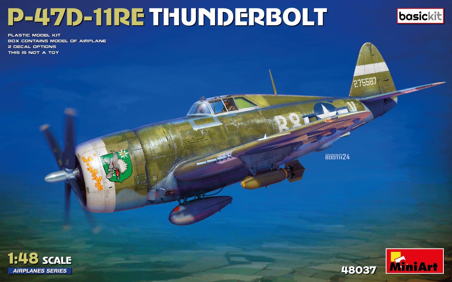 MiniArt 1/48 P-47D-11RE Thunderbolt Basic Kit 48037
