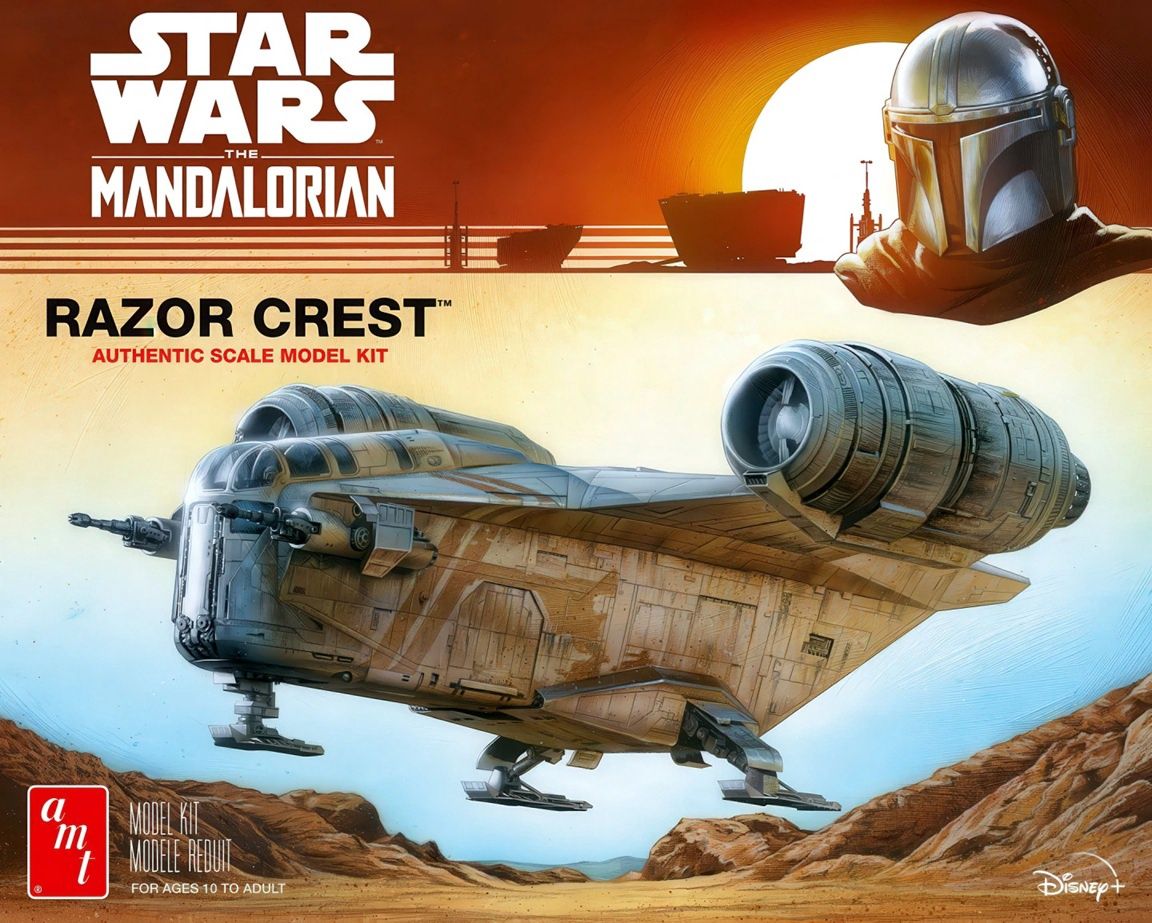 AMT 1/72 Star Wars The Mandalorian Razor Crest 1273