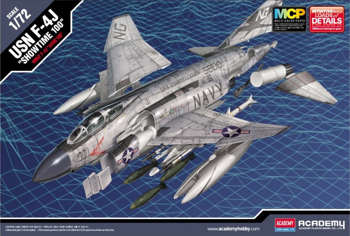 Academy 1/72 USN F-4J &quot;Show Time 100&quot; ACY12515