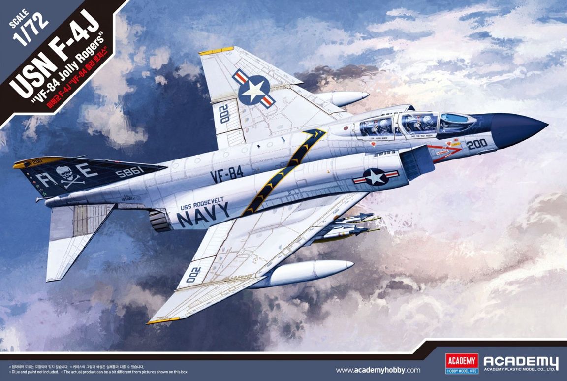 Academy 1/72 USN F-4J &quot;VF-84 Jolly Rogers&quot; ACY12529