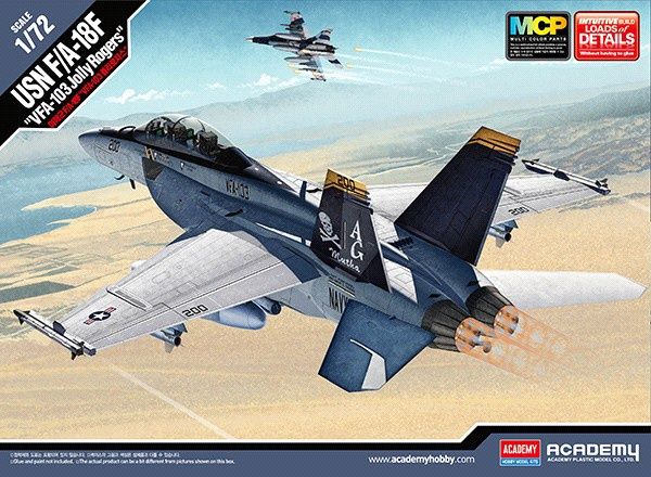 Academy 1/72 USN F/A-18F &quot;VFA-103 Jolly Rogers&quot; (MCP) ACY12535
