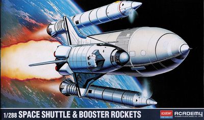 Academy 1/288 Space Shuttle &amp; Booster Rockets ACY12707