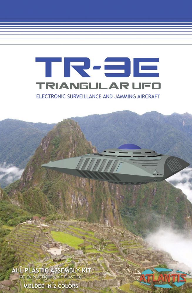 Atlantis 1/72 TR-3E Triangular UFO Electronic Surveillance and Jamming Aircraft 1011