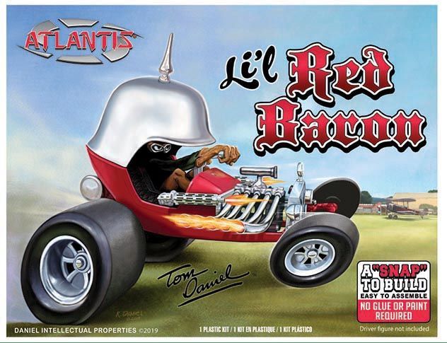 Atlantis 1/32 Li&#39;l Red Baron Tom Daniel Snap Kit 6650