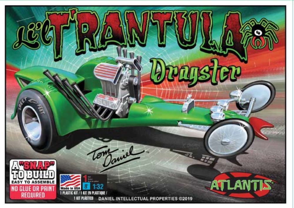 Atlantis 1/32 Li&#39;l T&#39;rantula Dragster Tom Daniel Snap Kit 6651