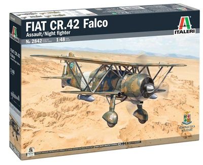Italeri 1/48 Fiat CR.42 Falco Assault/Night Fighter 2842