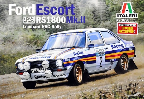 Italeri 1/24 Ford Escort RS1800 Mk.II Lombard RAC Rally 1981 3650