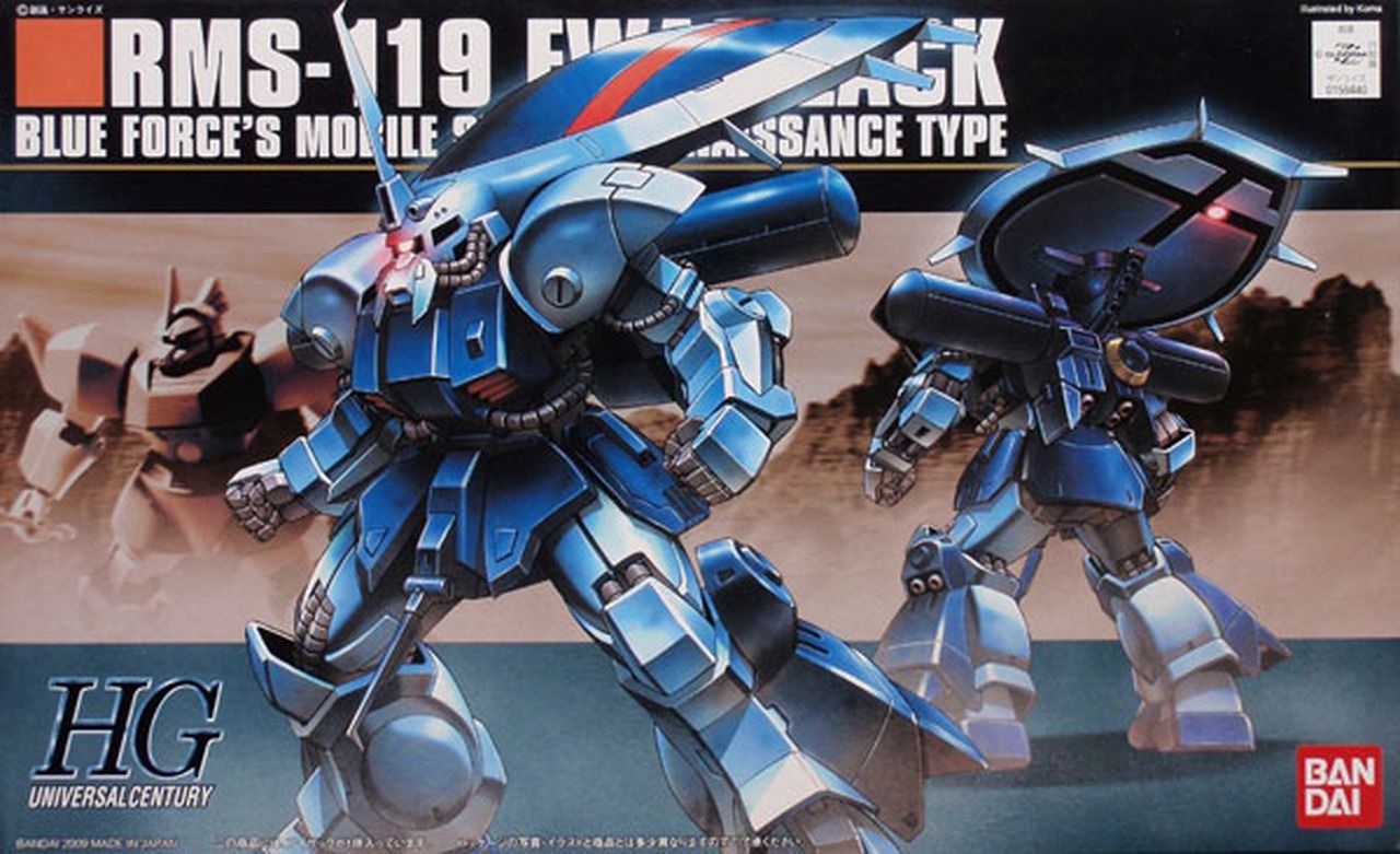 Bandai 1/144 HG #96 RMS-119 EWAC Zack Blue Force&#39;s Mobile Suit Reconnaissance Type 5063506