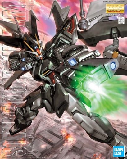 Bandai 1/100 MG Strike Noir Gundam O.M.N.I. Enforcer Mobile Suit GAT-X105E 5064128