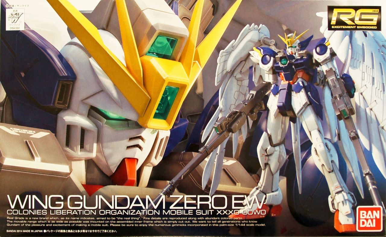 Bandai 1/144 RG #17 Wing Gundam Zero EW Colonies Liberation Organization Mobile Suit XXXG-00W0 5061602