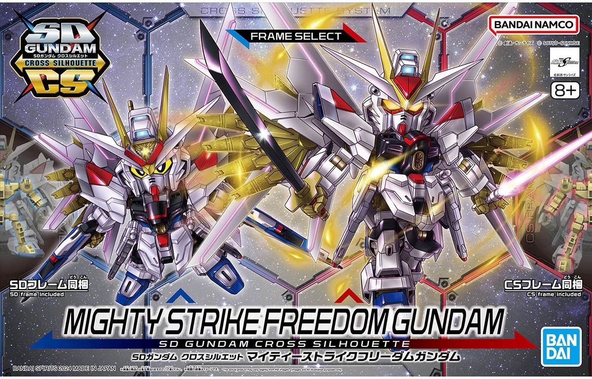 Bandai  SD Gundam Cross Silhouette #21 Mighty Strike Freedom Gundam 5067173