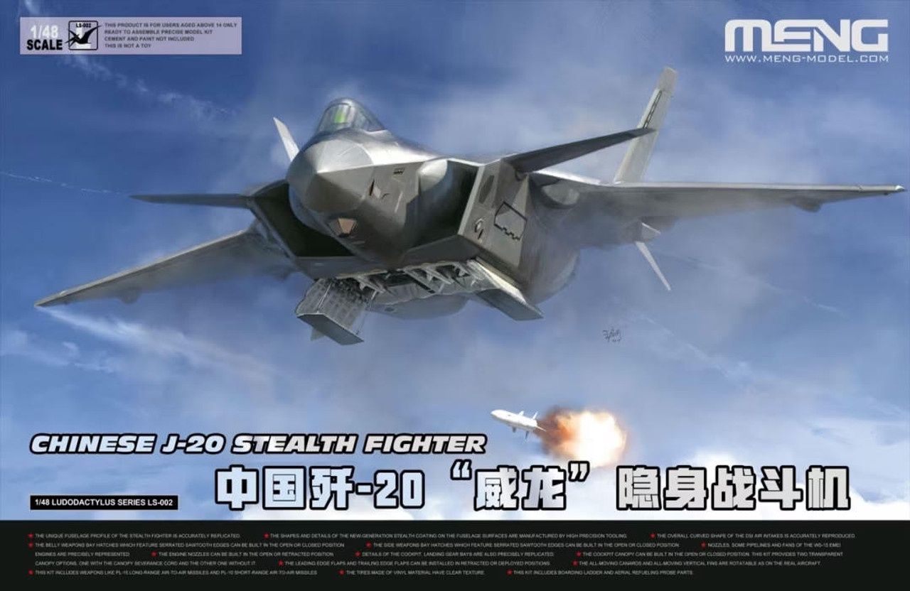 Meng 1/48 J-20 Stealth Fighter LS-002