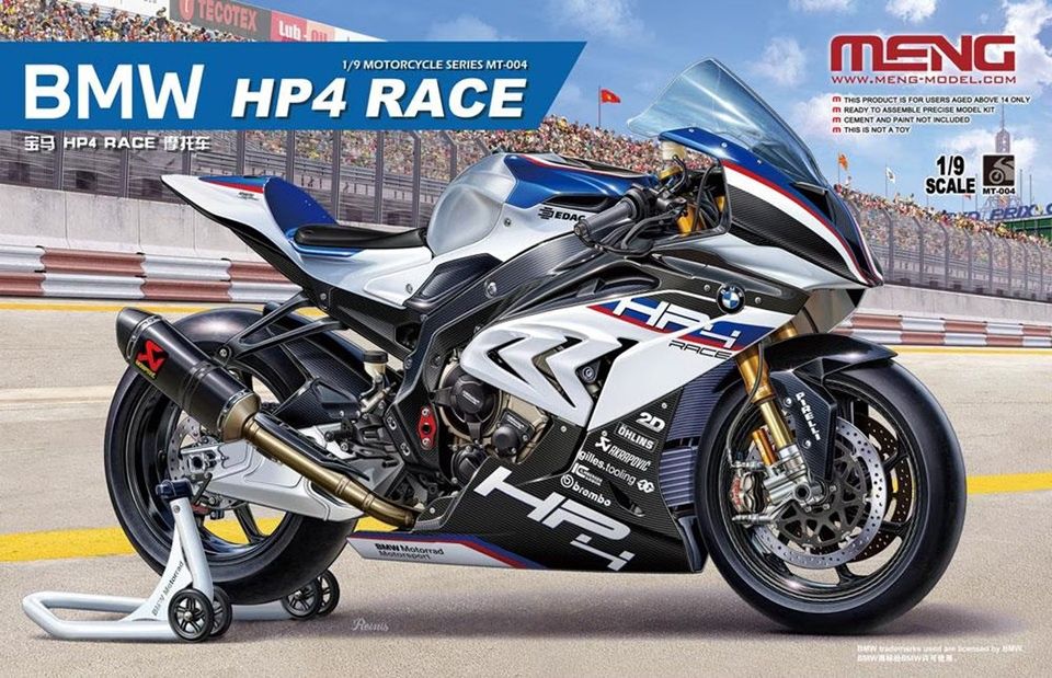 Meng 1/9 BMW HP4 Race Version MT-004