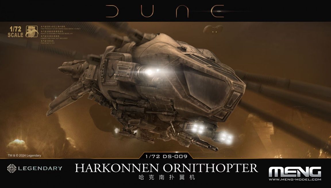 Meng 1/72 Harkonnen Ornithopter [Dune] DS-009