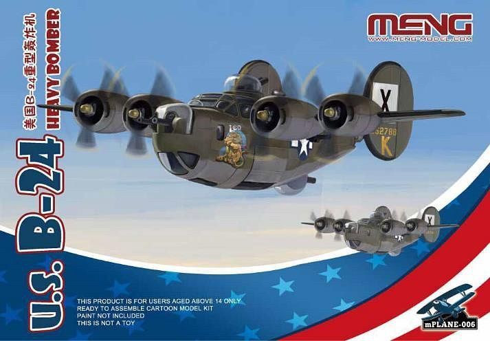 Meng Egg Toon Kit B-24 Liberator MP-006