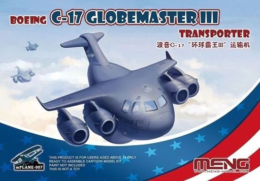 Meng Egg Toon Kit C-17 Globemaster III Transporter MP-007