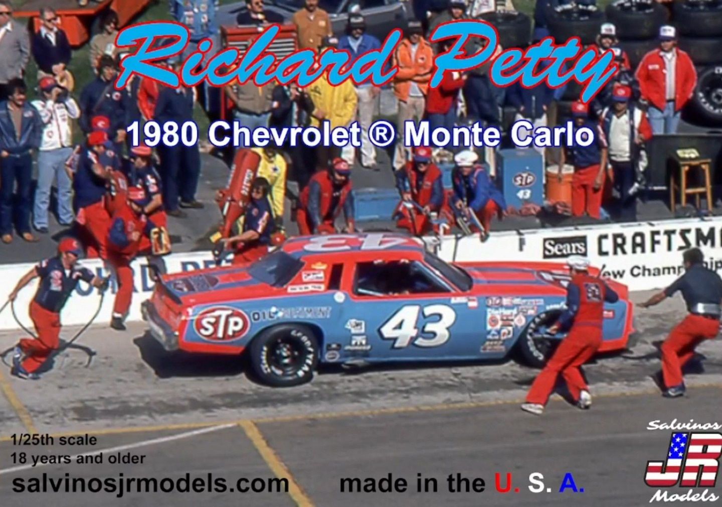 Salvinos JR 1/25 1980 Chevrolet Monte Carlo Richard Petty STP RPMC1980O
