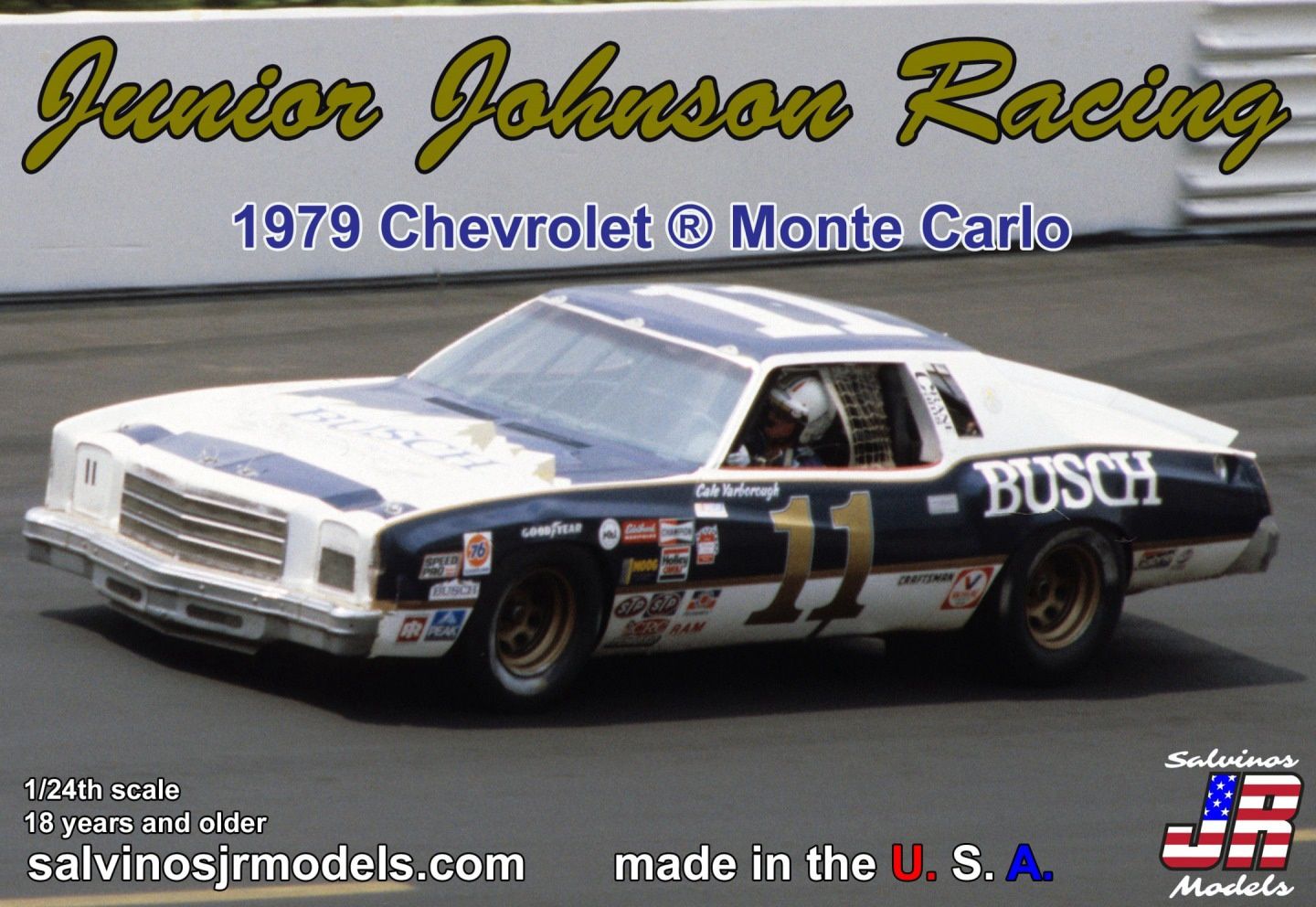 Salvinos JR 1/24 1979 Chevrolet Monte Carlo Junior Johnson Racing Busch JJMC1979C