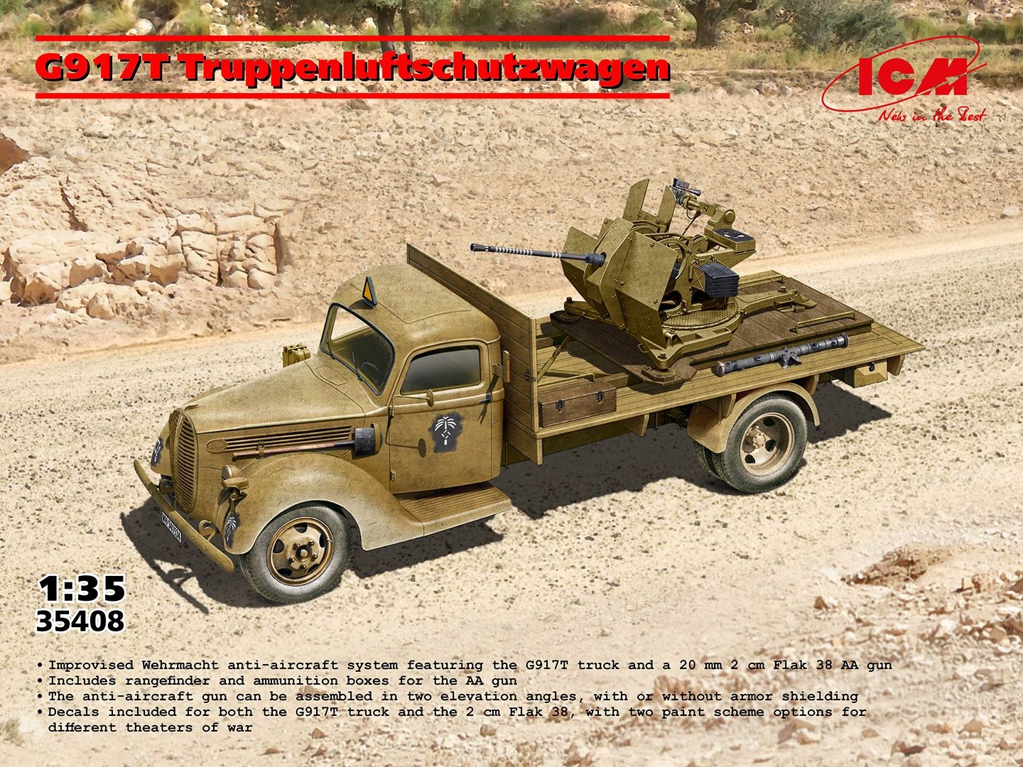 ICM 1/35 G917T Truppenluftschutzwagen 35408