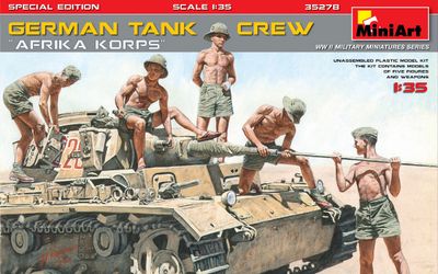 MiniArt 1/35 German Tank Crew "Afrika Korps" Special Edition 35278