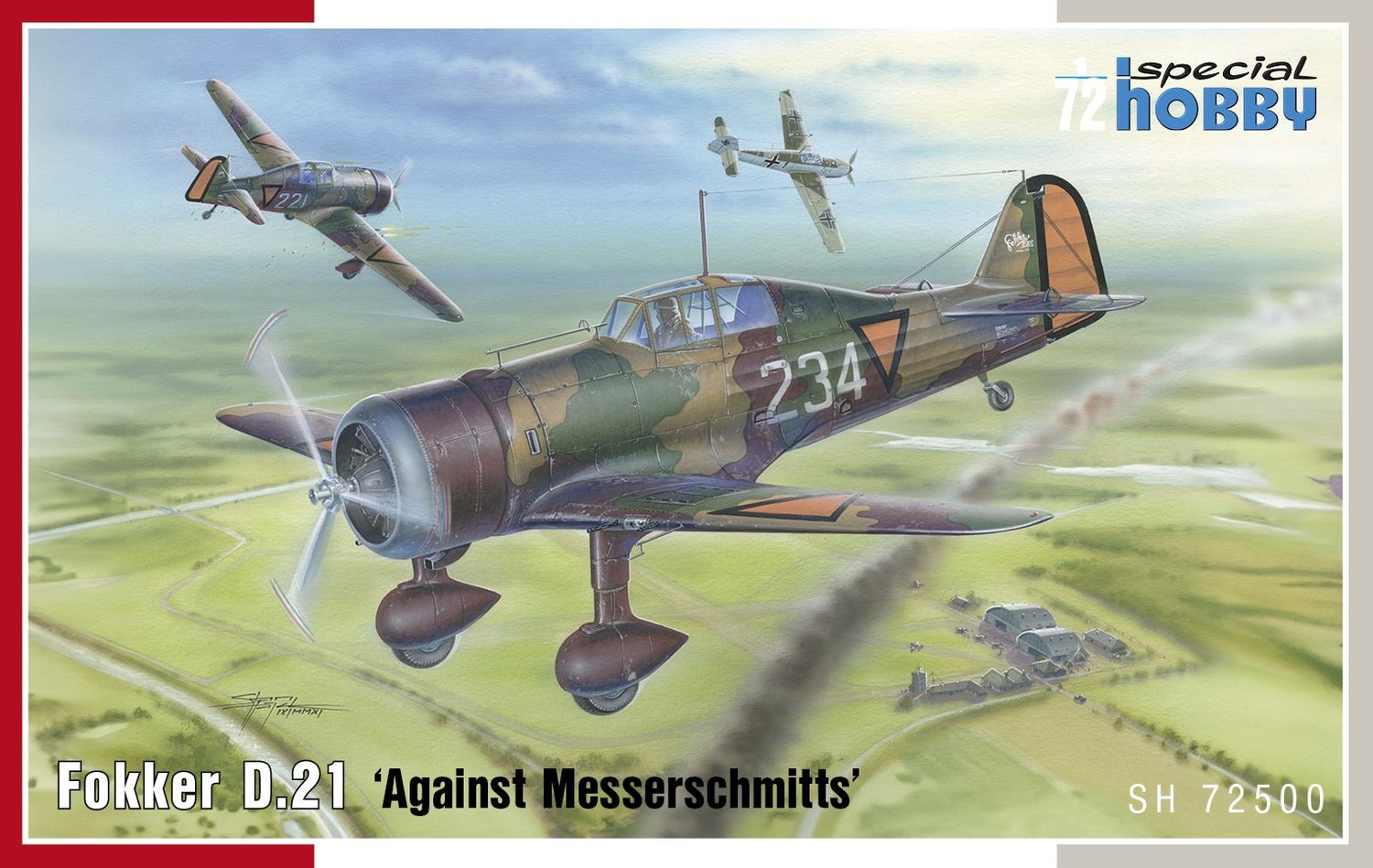 Special Hobby 1/72 Fokker D.21 ‘Against Messerschmitts’ 72500