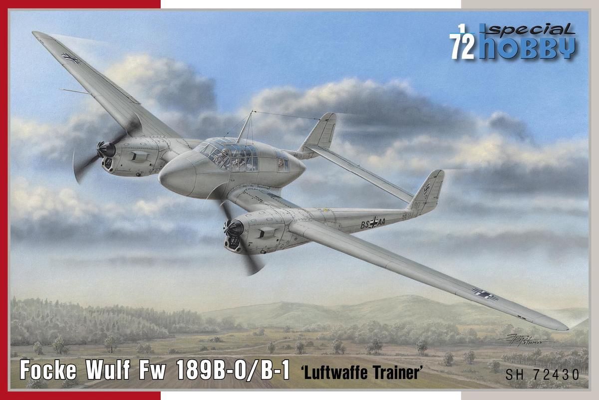 Special Hobby 1/72 Focke Wulf Fw 189B-0/B-1 Luftwaffe Trainer 72430