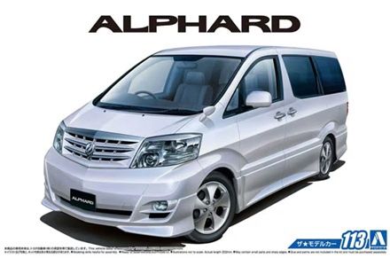 Aoshima 1/24 Toyota NH10W Alphard G/V MS/AS Minivan &#39;05 057490
