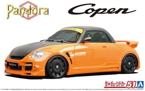 Aoshima 1/24 Daihatsu Copen Pandora Type 887 Evo II L880K &#39;02 058985