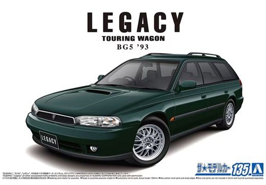 Aoshima 1/24 Subaru BG5 Legacy Touring Wagon &#39;93 064962