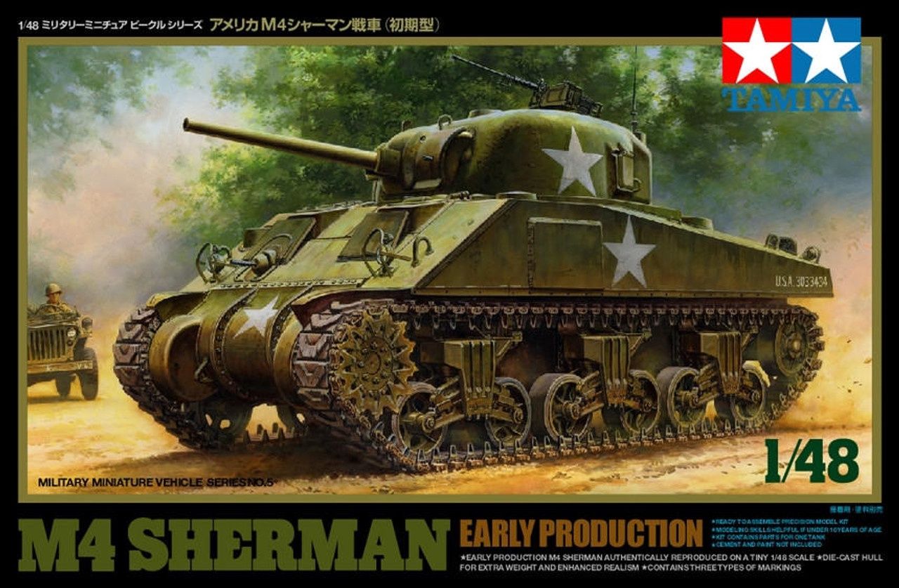 Tamiya 1/48 M4 Sherman Early Production 32505