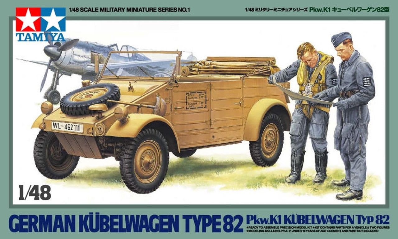 Tamiya 1/48 German Kübelwagen Type 82 32501