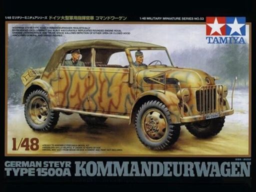 Tamiya 1/48 German Steyr Type 1500A Kommandeurwagen 32553