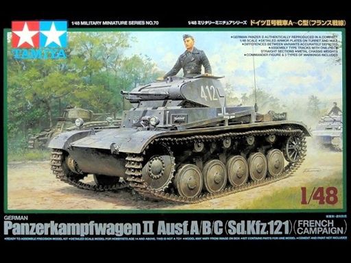 Tamiya 1/48 German Panzerkampfwagen II Ausf. A/B/C (Sd.Kfz. 121) (French Campaign) 32570