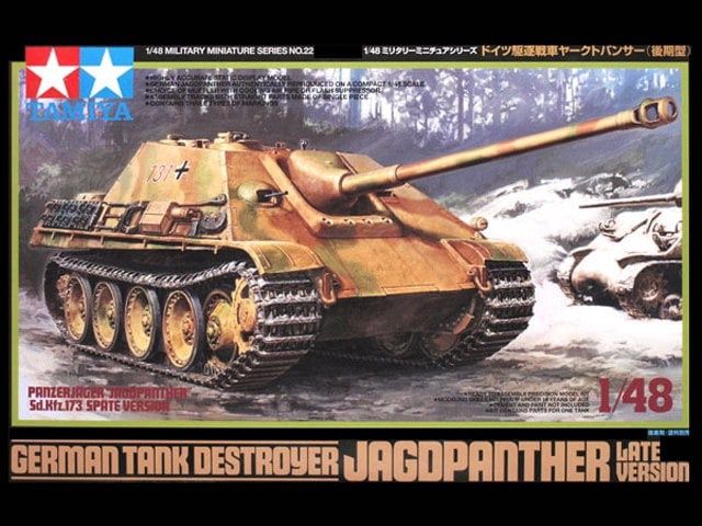 Tamiya 1/48 German Tank Destroyer Jagdpanther Late Version 32522