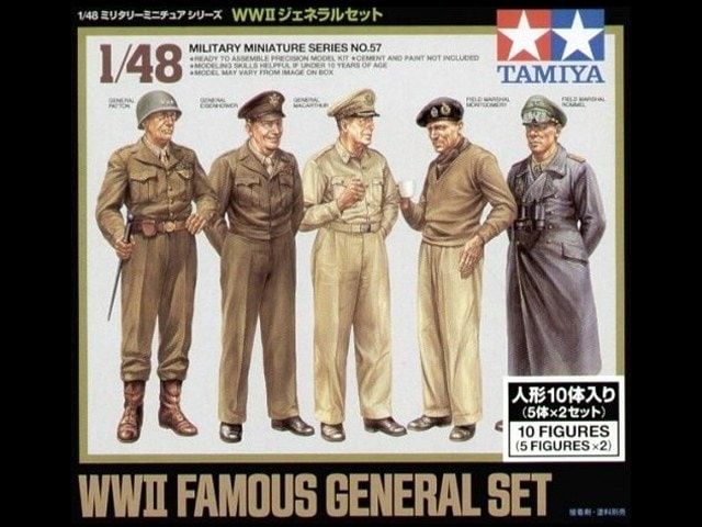 Tamiya 1/48 WWII Famous General Set 32557