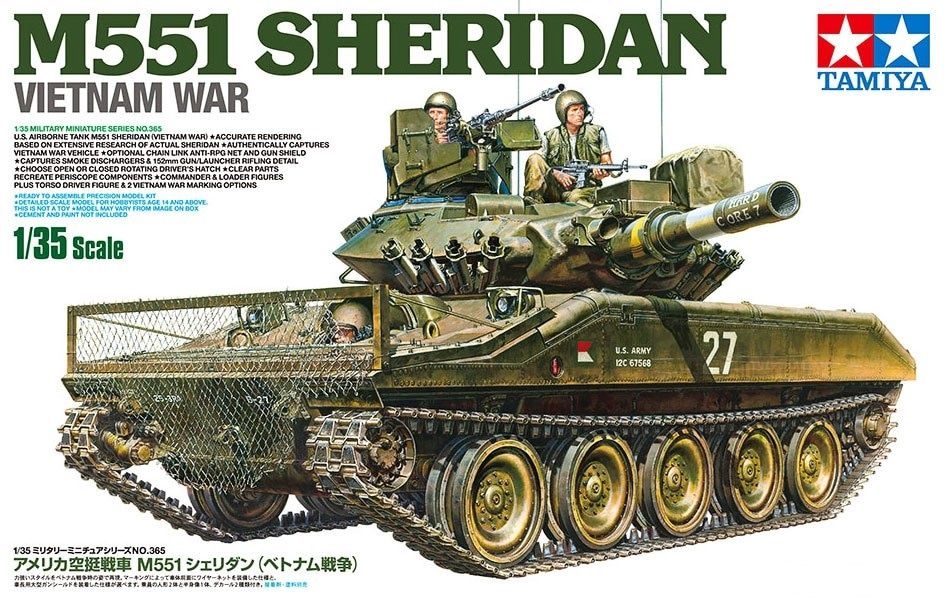 Tamiya 1/35 M551 Sheridan Vietnam War 35365