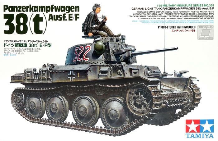 Tamiya 1/35 Panzerkampfwagen 38(t) Ausf. E/F 35369