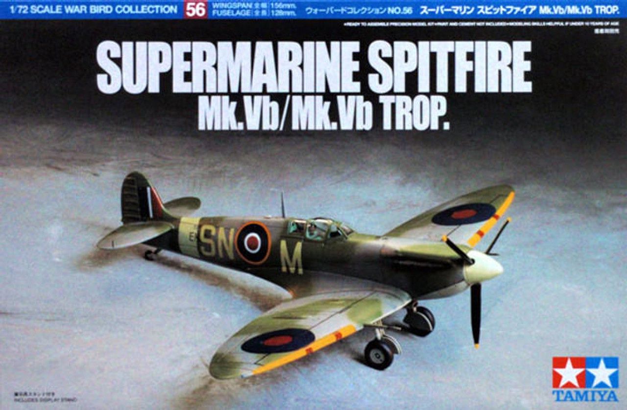 Tamiya 1/72 Supermarine Spitfire Mk.Vb/Mk.Vb Trop. 60756